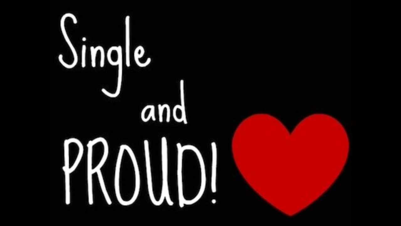 Being happy with being single